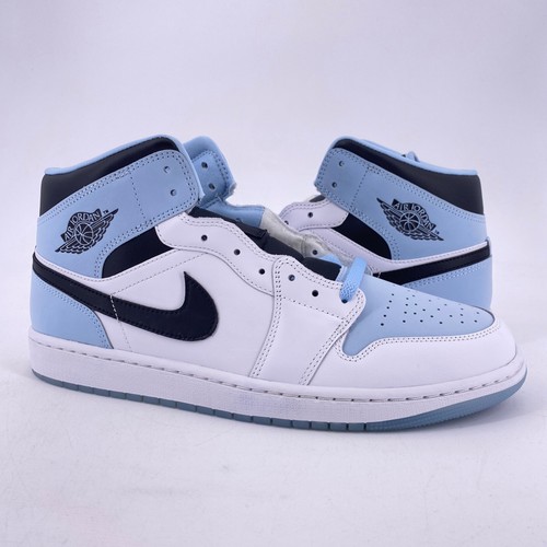 Air jordan mid ice blue - air, 1