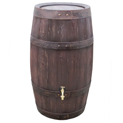 Bidone pioggia effetto legno - pioggia,