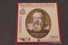 San Marino 2 euro 2005 in blister originale Galileo Galilei (K4863)