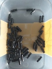 Lego Technic Lotto 50x Pins With Short Friction Tidges Black 2780