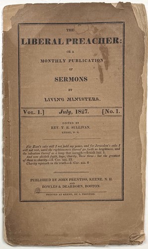 1827 the liberal preacher - the,