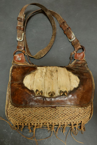 Vecchia borsa pelle - borsa, in