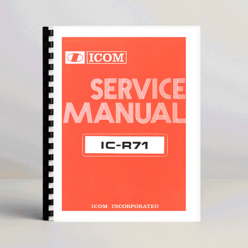 Icom r71 manuale di - ic-r71,