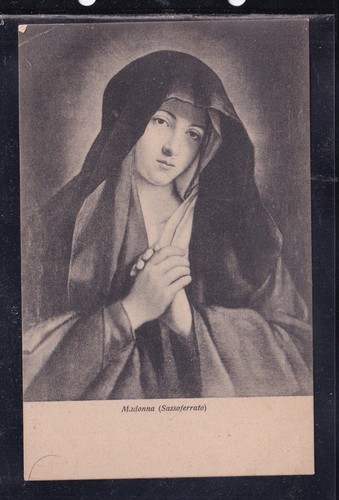 Cartolina pittore madonna - cartolina,