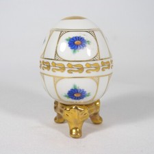U958 UOVO UOVA IN PORCELLANA OVETTO STILE FABERGE DA COLLEZIONE VINTAGE EGG