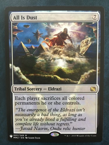 All dust modern - dust, (nm)