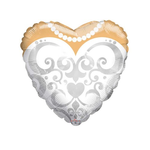 Palloncino forma cuore - a,