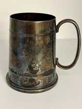 Tazza birra tankard peltro