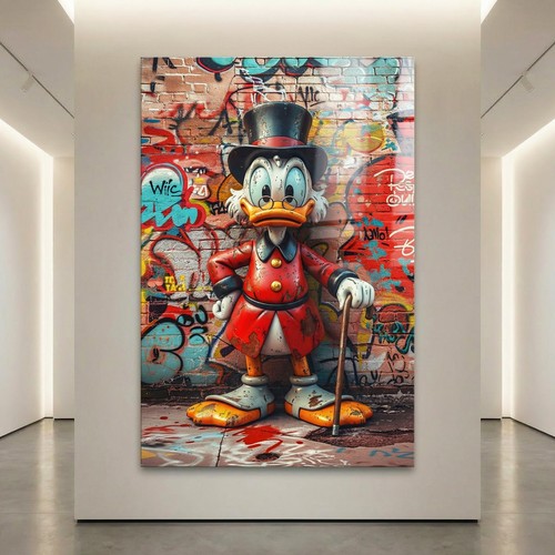 Arte pop art dagobert duck - pop,