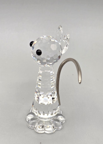 Statuina gatto cristallo