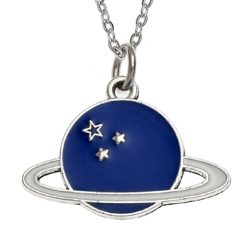 Collana con ciondolo pianeta
