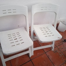2 Sedie Pieghevoli In Plastica