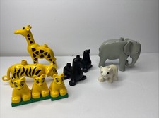 Vintage Lot Of Lego Duplo Zoo