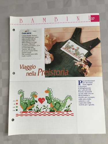 Schema punto croce bambini - schema,