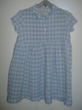 ABITO BAMBINA BIMBA MISS GRANT TAGLIA 8 ANNI QUADRETTI AZZURRI