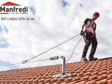Kit Linea vita 15 mt -