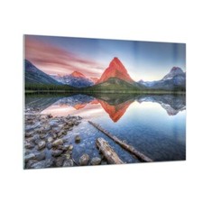 Quadro su Vetro 100x70cm Lago