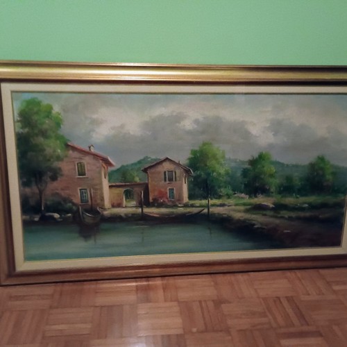 Quadro olio tela grande - olio,