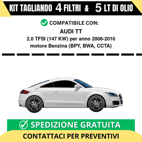 Tagliando per audi - 2.0, tfsi