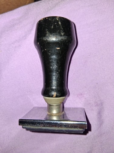 Timbro data gomma - , vintage