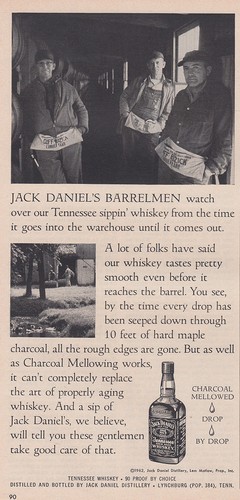 1962 jack daniels barrelmen - jack, daniels: