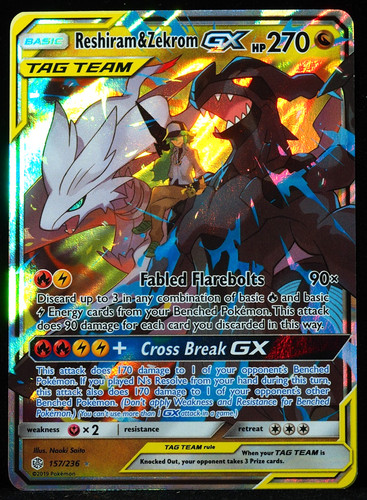 Carta pokemon reshiram - reshiram, &