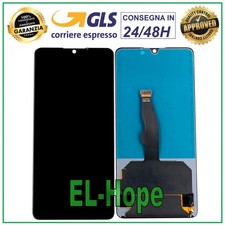 DISPLAY LCD TFT PER HUAWEI P30 ELE-L09 ELE-L29 TOUCH SCREEN VETRO SCHERMO NERO