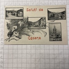 Cartolina Postale Paesaggistica Saluti Da Cesana Torino