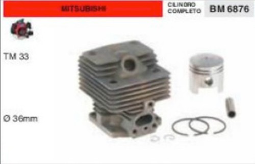 Cilindro pistone completo - cilindro, e