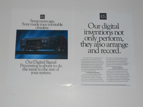 Sony 1990 ta e1000esd - sony, es