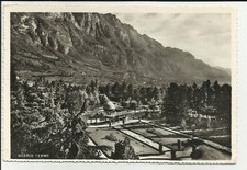 vecchia cartolina di boario terme provincia di brescia   timbro meccanico curate