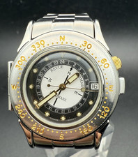 Revue thommen landmark lhotse expedition 1988 vintage quarzo bracciale acciaio