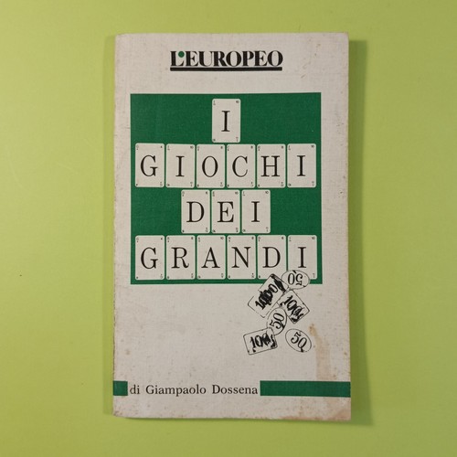 Giochi dei grandi giampaolo - giochi,