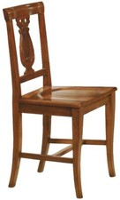 Sedia legno massello finitura - sedia,