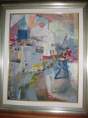 Urbe quadro a olio - a,