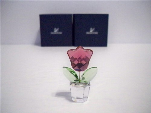 Swarovski pink tulip 657111 - swarovski,