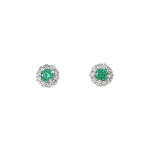 Autentici piercing smeraldo - , in