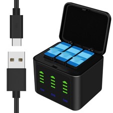 ✅3-Pack Batteries with 3