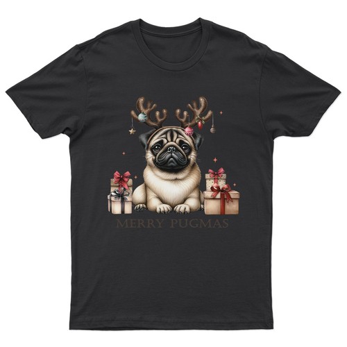 Shirt corna renna cane - corna,