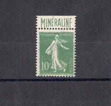 1924-26 FRANCE - No. 188A Solid Bottom Seeder - 10 Cent Mineraline - MNH**