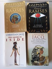 Lotto 4 Libri CHRISTIAN JACQ