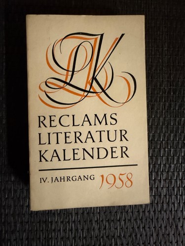 Reclams literatur kalender - literatur, 4