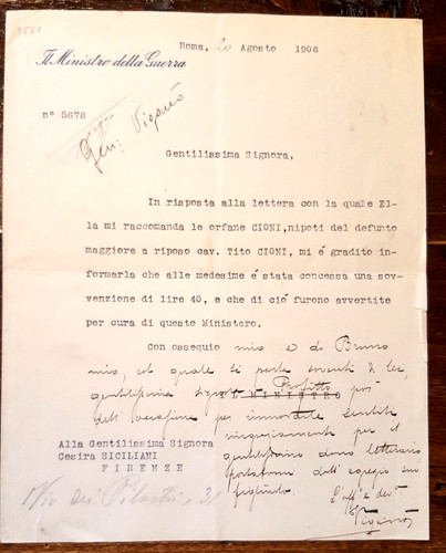 17836 lettera autografa - 17836-lettera, di