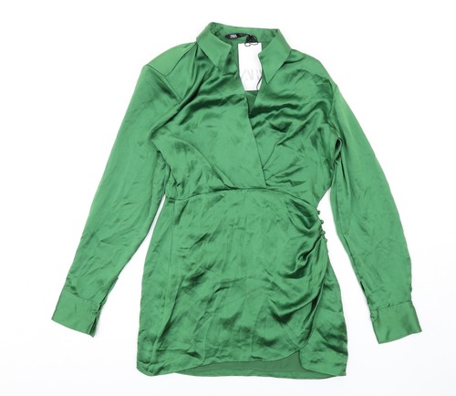 Abito camicia donna zara verde - abito,