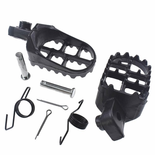 Pedane moto alluminio - pedane, nero