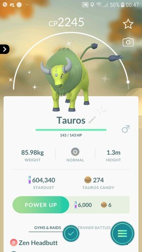 Shiny tauros pokemon - shiny, tr@de