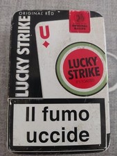 Porta Sigarette Lucky Strike in Latta da Collezione Vintage !!!!!