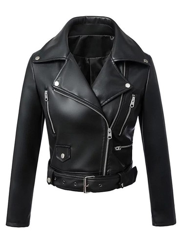Giacca biker donna - , nera