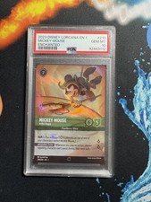 PSA 10 Disney Lorcana The First Chapter Enchanted 210 Mickey Mouse Artful Rogue 