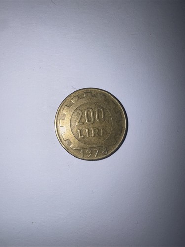 Moneta 200 lire 1978 - moneta,